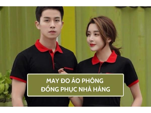 May đo áo phông đồng phục nhà hàng