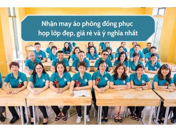 Nhận may áo phông đồng phục họp lớp đẹp, giá rẻ và ý nghĩa nhất