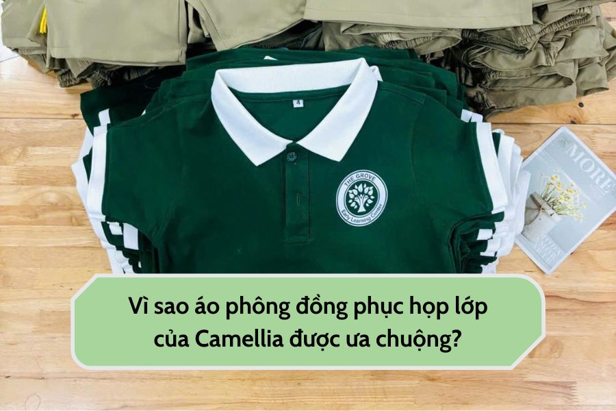 Vì sao áo phông đồng phục họp lớp của Camellia được ưa chuộng?