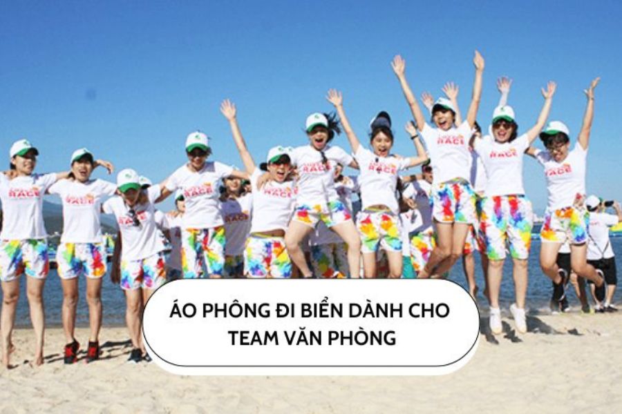 Đồng phục áo phông đi biển dành cho team văn phòng