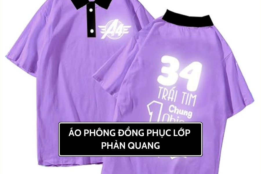 Áo phông đồng phục lớp phản quang