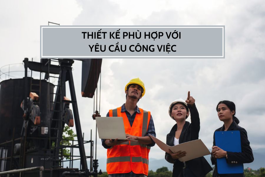 Thiết kế phù hợp với yêu cầu công việc