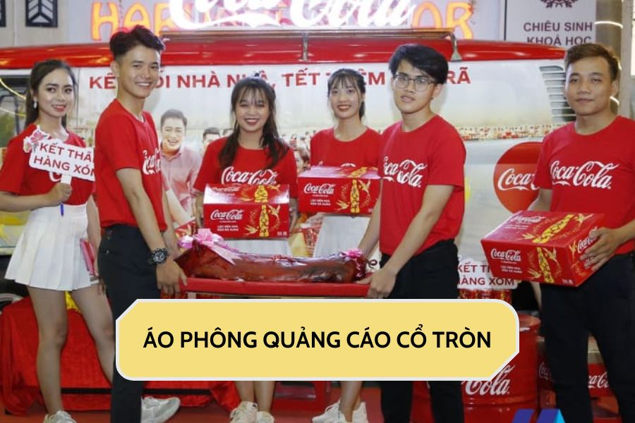 Áo phông quảng cáo cổ tròn
